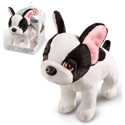 PERRO PELUCHE DE PIE 22 cm. EN