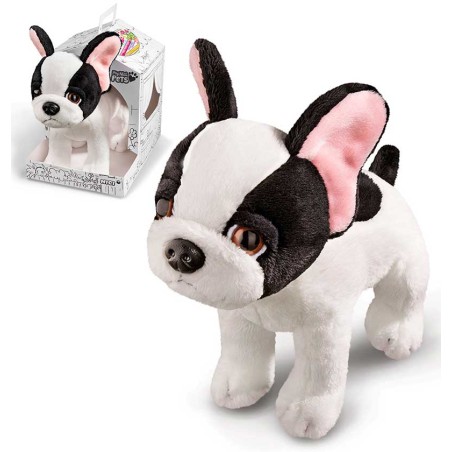 PERRO PELUCHE DE PIE 22 cm. EN