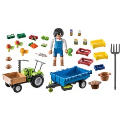COUNTRY TRACTOR CON REMOLQUE