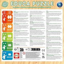 PUZZLE 100P BLUEY MADERA
