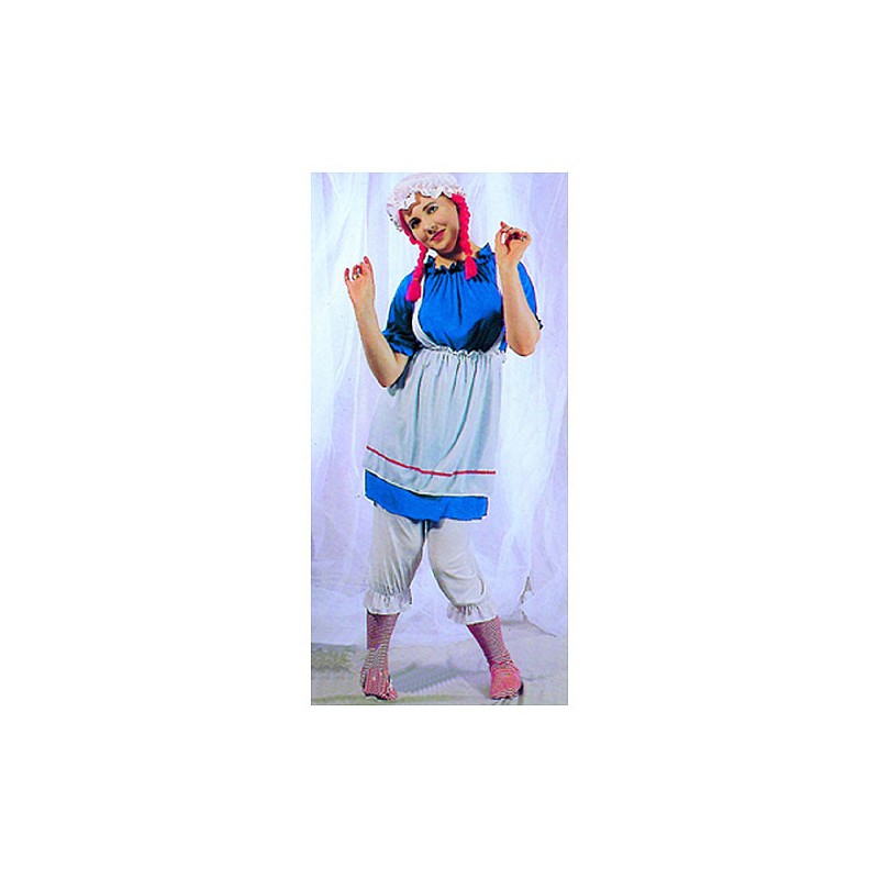 DISFRAZ ADULTO MUÑECA DE TRAPO T.UNICA