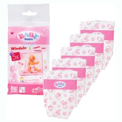 BABY BORN PAÑALES, 5 PACK