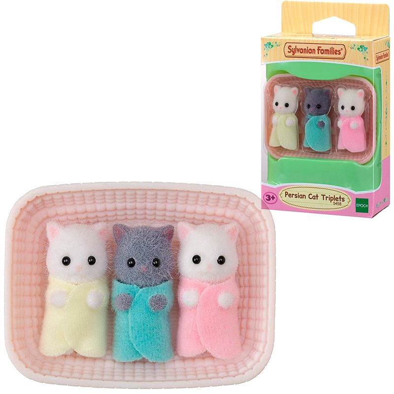 SYLVANIAN TRILLIZOS GATO PERSA