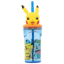 VASO FIGURITA 3D 360 ML POKEMO