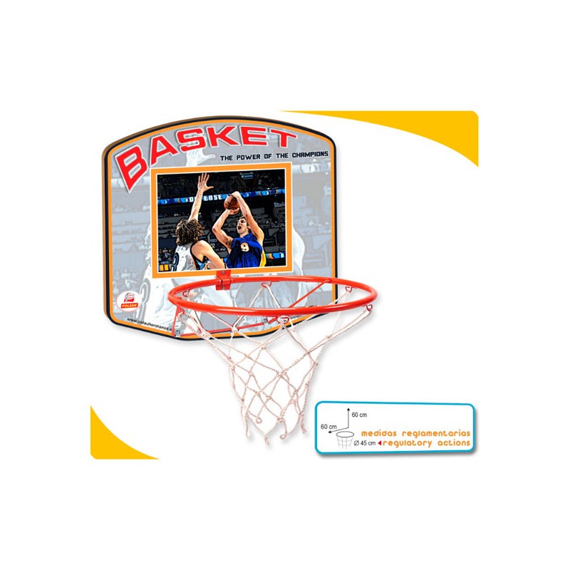 BASKET GRANDE CON ARO DE METAL