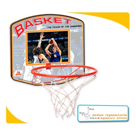 BASKET GRANDE CON ARO DE METAL