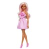 BARBIE FASHIONISTAS MUÑECA CON VESTIDO CON ROSA