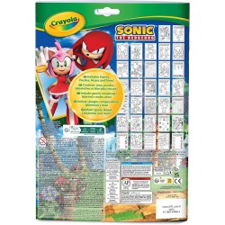 LIBRO ACTIVIDADES Y COLOREAR SONIC CON 7 ROTULADORES