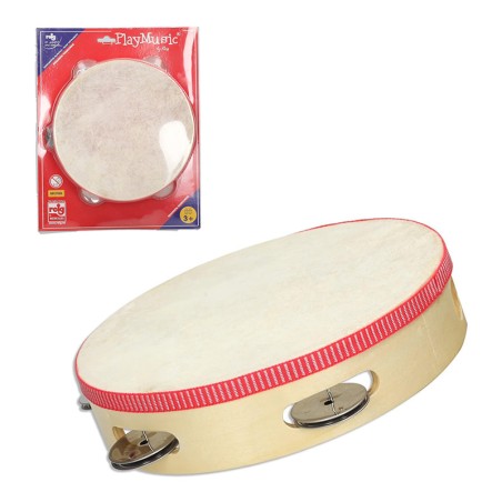 PANDERETA MADERA 20,5CM DIAM.