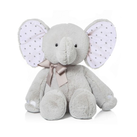 PELUCHE ELEFANTE GRIS 38 CM