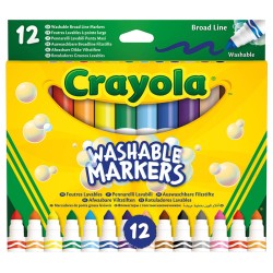 ROTULADORES 12 SUPER LAVABLES MAXI PUNTA