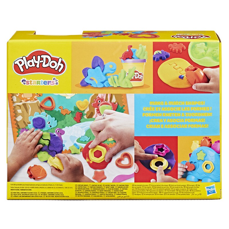 PLAYDOH DINOSAURIO FORMAS Y COLORES