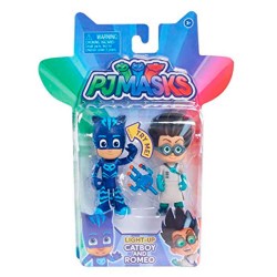 PJ MASKS FIGURAS CON LUZ Y VIL
