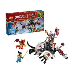 NINJAGO ZILVAR Y BESTIA DRAGON GRIMTAK