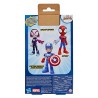 SPIDEY MEGA FIGURA CAPITAN AMERICA 22 CM