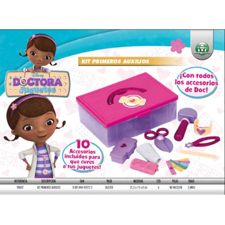 DOCTORA JUGUETES KIT PRIMEROS