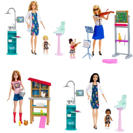 BARBIE PLAYSET PROFESIONES SUR
