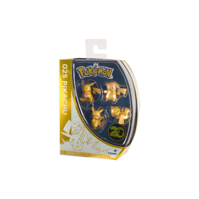 POKEMON PK 4 FIGURAS 20 ANIVER