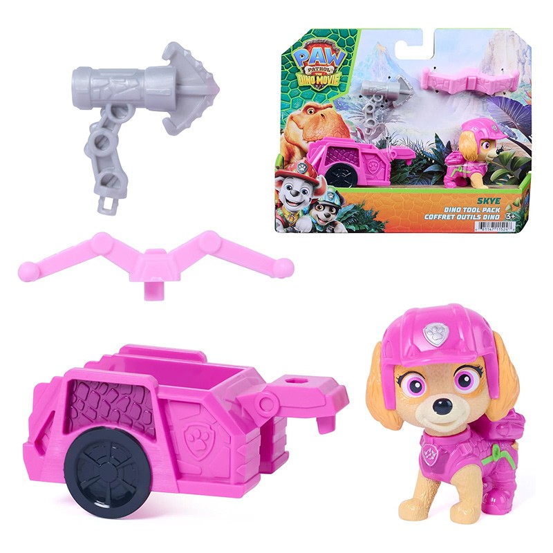 PATRULLA CANINA FIGURA DINO TOOL PACK SKYE