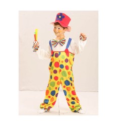DISFRAZ INFANTIL PAYASO SOMBRERO TALLA 10-12