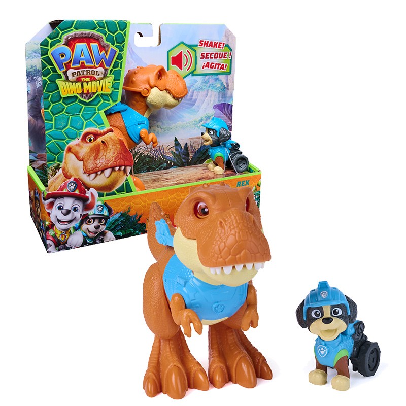 PATRULLA CANINA DINO RUGIENTE + FIGURA REX