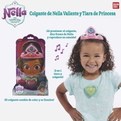 NELLA COLGANTE DE NELLA VALIENTE Y TIARA DE PRINCESA