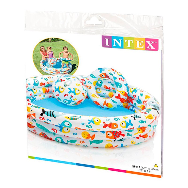 PISCINA 132X28CM, FLOTADOR