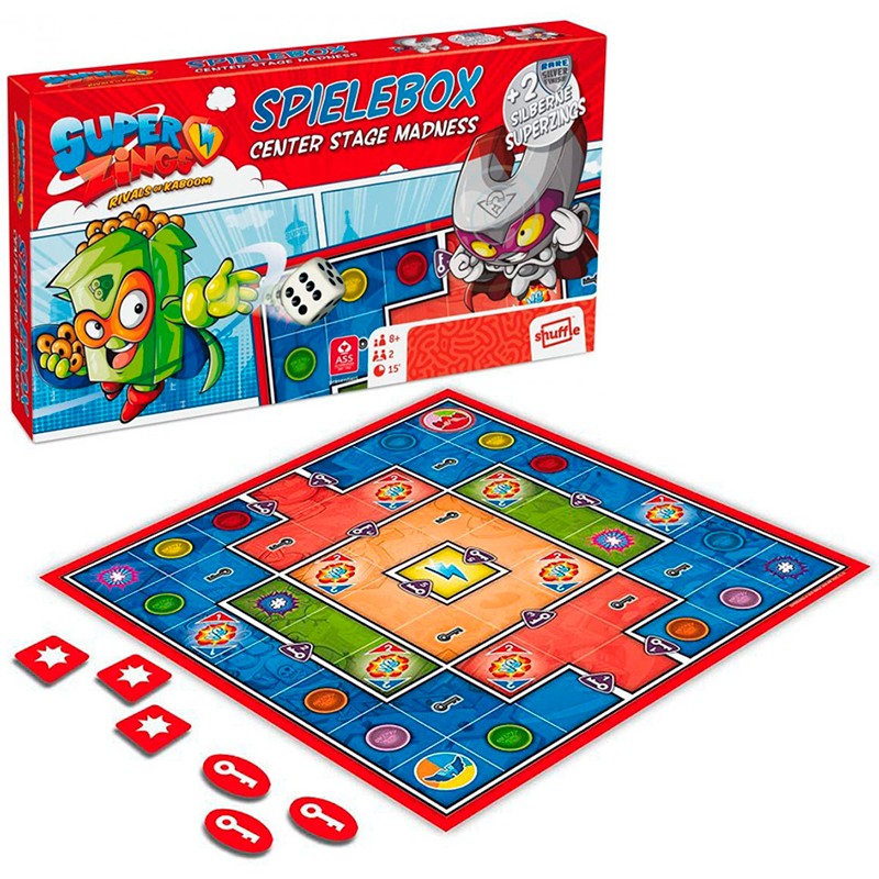 SUPERZINGS JUEGO MISSION CENTE