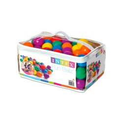 FUN BALLZ BOLSA 100 BOLAS COLORES D6.5 CM