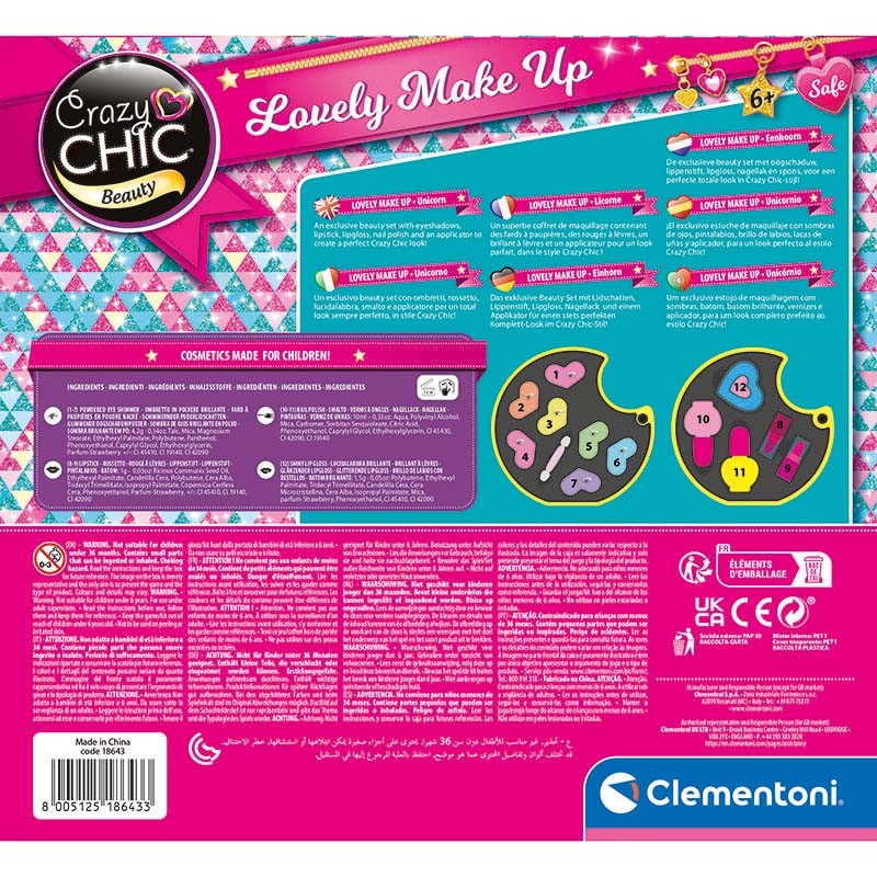 CRAZY CHIC LOVELY MAKE UP UNIC