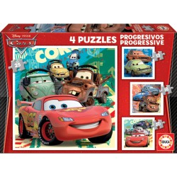 PUZZLE PROGRESIVOS CARS 2 12P+