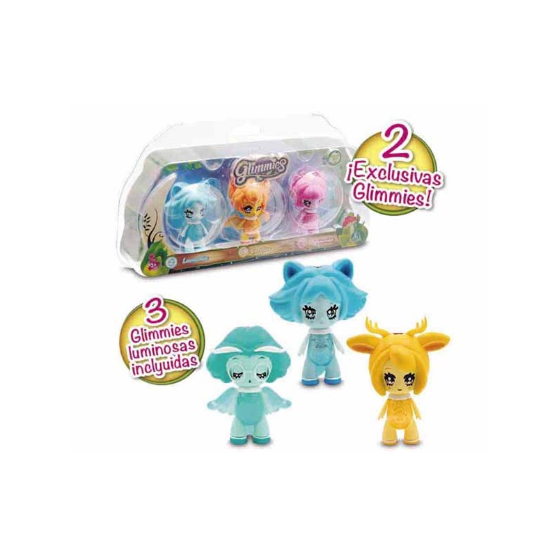 GLIMMIES BLISTER 3 GLIMMIES 6CM