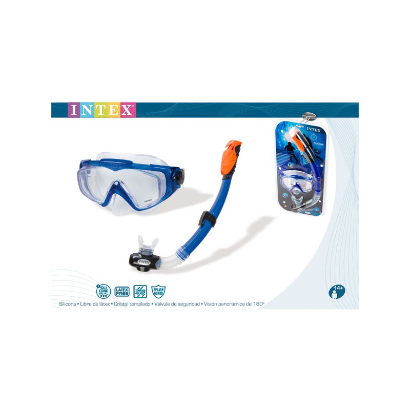 MASCARA SET BUCEO CON TUBO