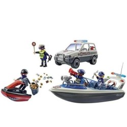 POLICIA PERSECUCION POLICIAL EN EL AGUA