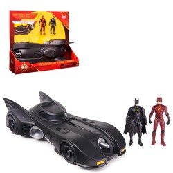 BATMAN BATMOVIL CON FLASH 10 C