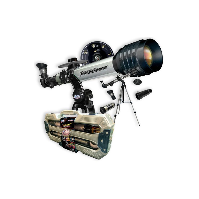 TELESCOPIO C/TRIPODE ALUMINIO