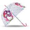 PARAGUAS TRANSPARENTE CAMPANA 46CM HELLO KITTY & FRIENDS