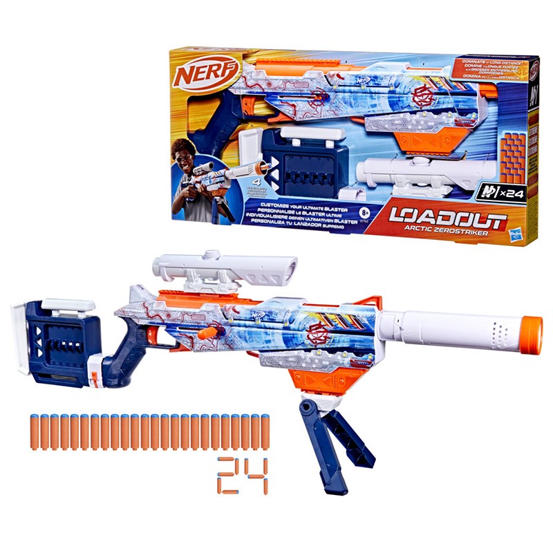 NERF LOAD OUT ARTIC ZEROSTRIKE