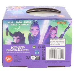 TAZA CERAMICA DESAYUNO 400 ML EN CAJA REGALO K-POP