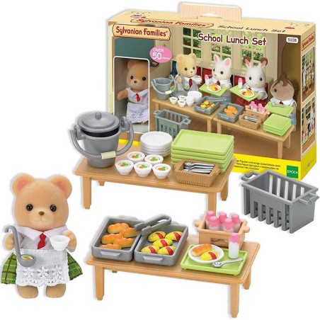 SYLVANIAN SET COMEDOR ESCUELA