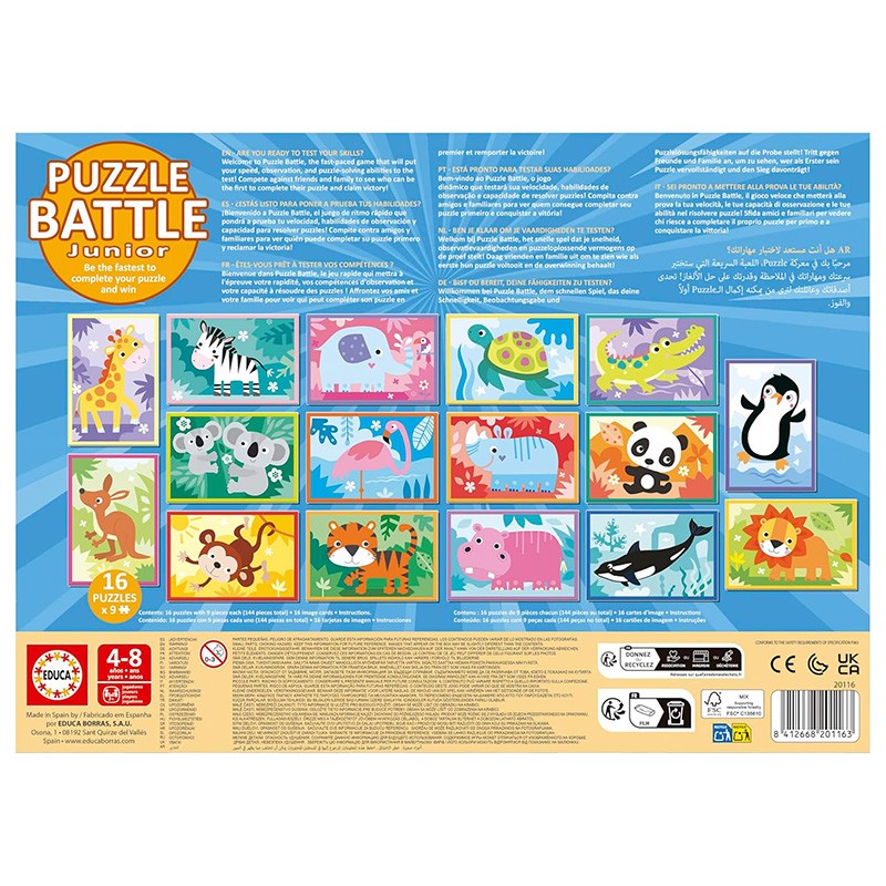PUZZLE BATTLE ANIMALES