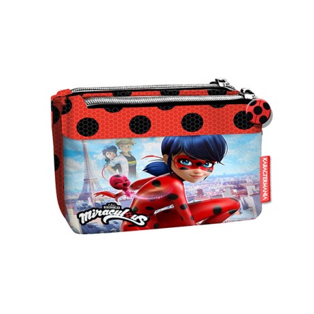 LADYBUG MONEDERO CUADRADO DOBL