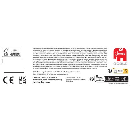 GOULA PUZZLE 3 NIVELES GALLINA