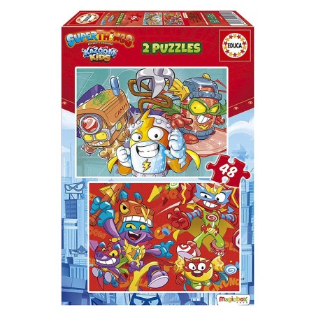 PUZZLE 2x48P SUPERTHINGS