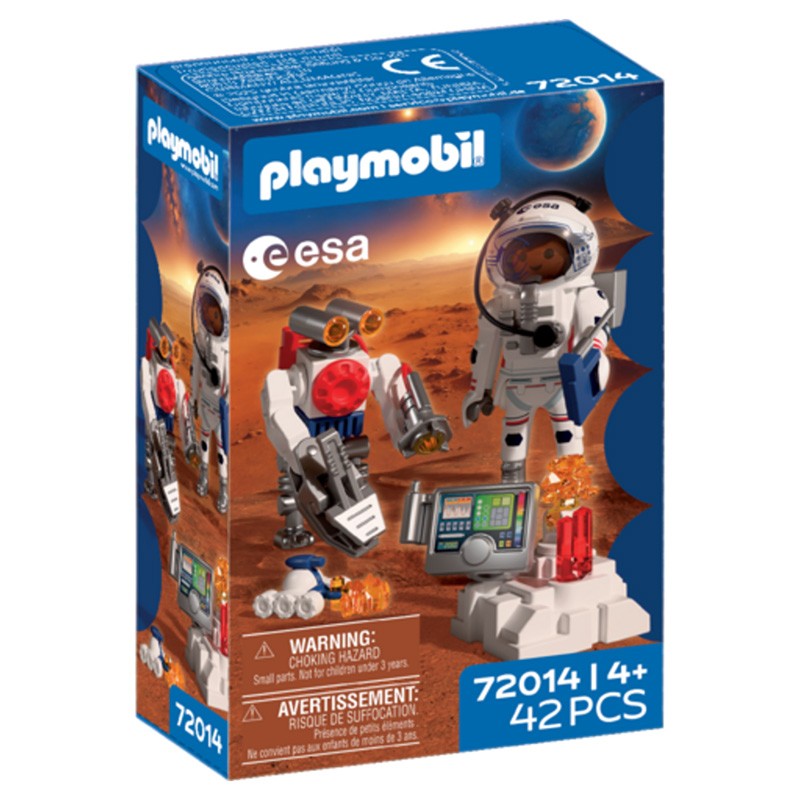 ESPACIO ASTRONAUTA DE LA ESA CON ROBOT