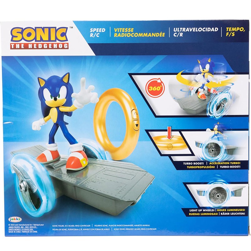 FIGURA SONIC CON SKATE RADIO C