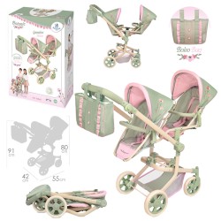 BOTANIC SILLA GEMELAR PLEGABLE MULTIPOSICION 42x55x91 CM