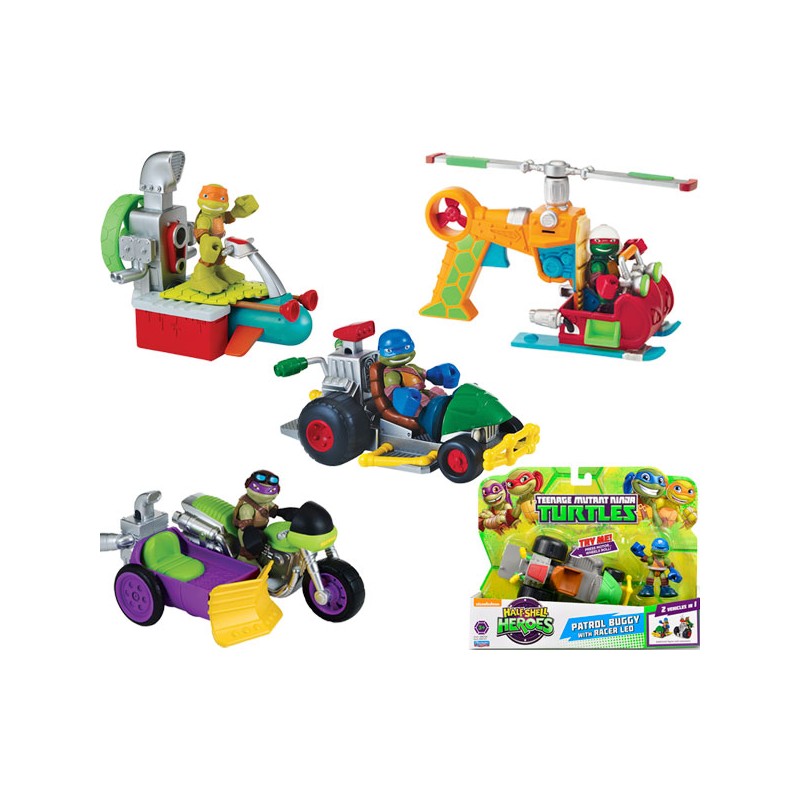 TORTUGAS NINJA VEHICULO + FIGURA
