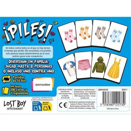 JUEGO ¡PILES!