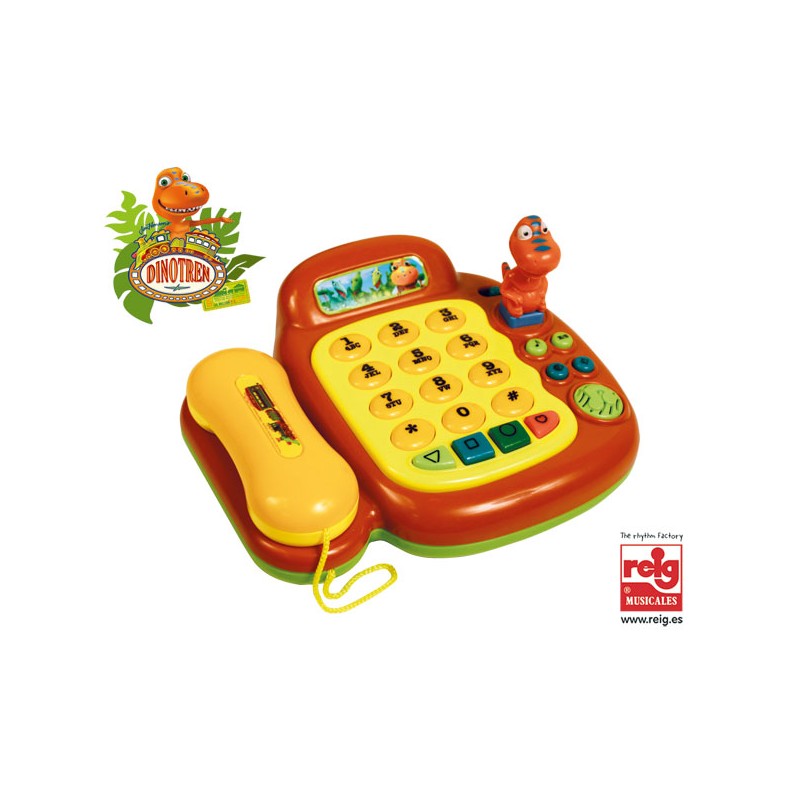 TELEFONO DINO  MUSICAL CON FIGURAS